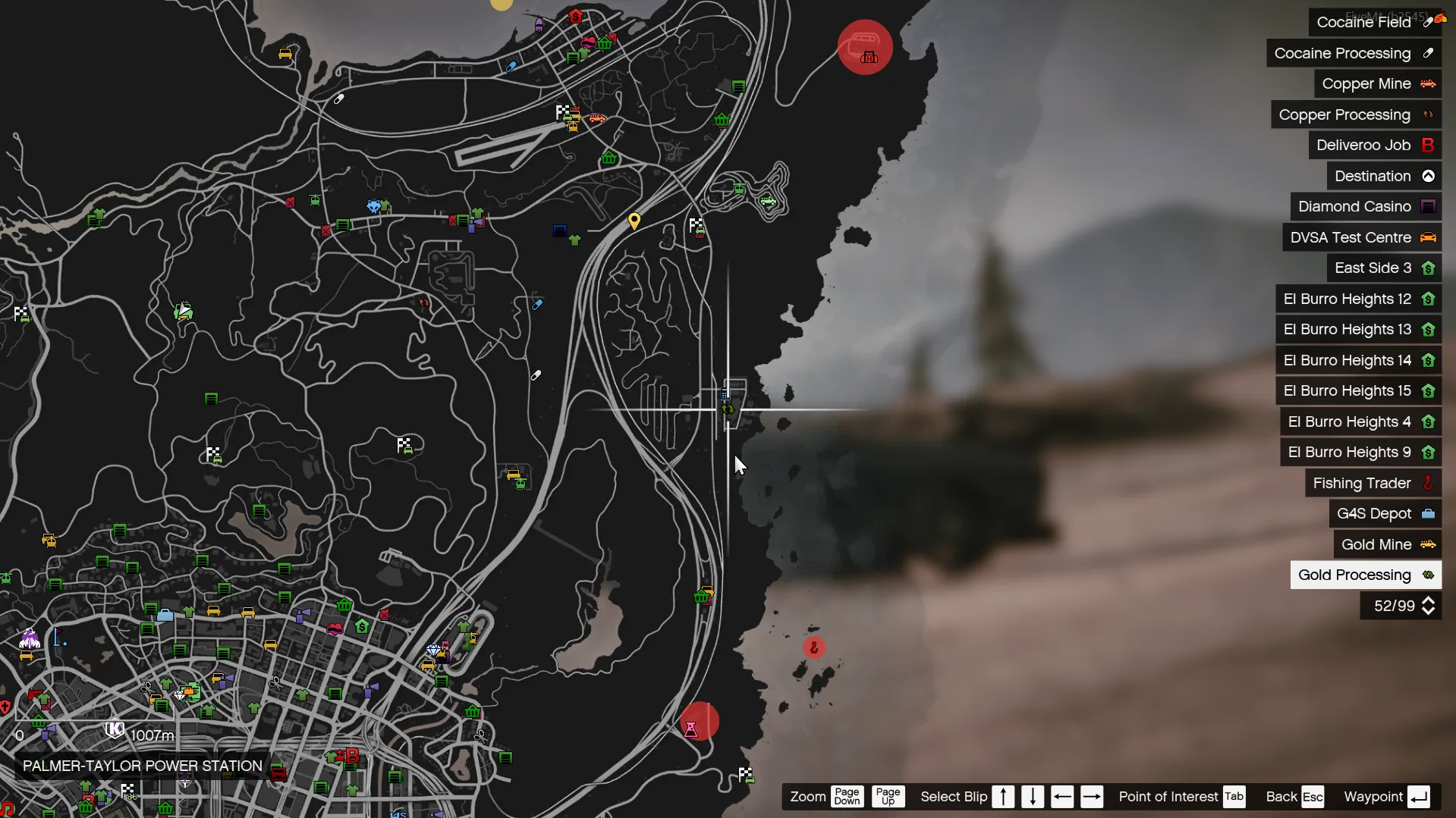 Processing waypoint